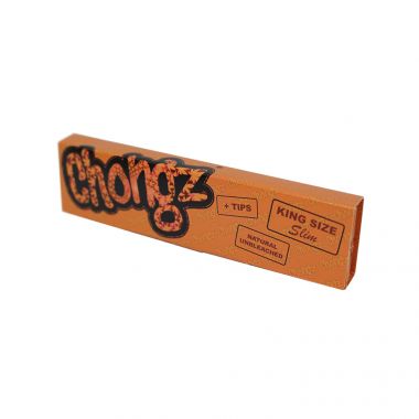 CHONGZ ORANGE KSS NATURAL UNBLEACHED PAPERS WITH TIPS