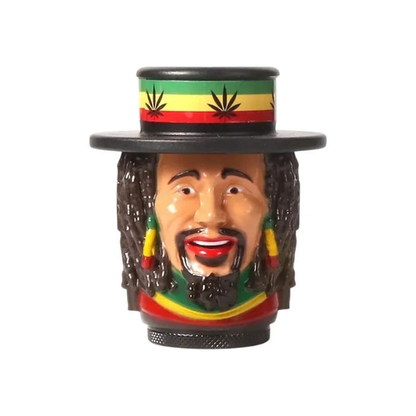 RASTA MAN IN HAT 4 PART 40MM GRINDER