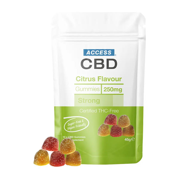 ACCESS CBD® CBD Gummies Citrus (10 x 25mg Gummies) – 250mg
