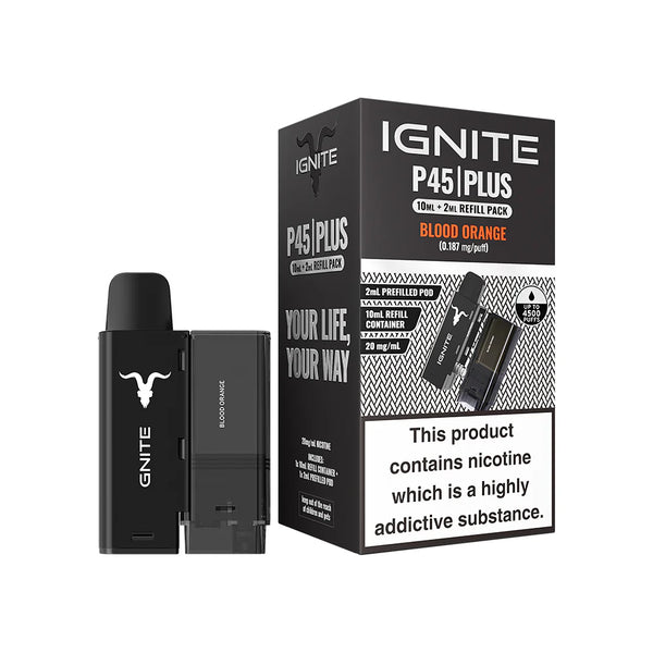 IGNITE P45 PLUS 2 POD PACK / 20MG RANGE