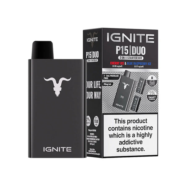 IGNITE P15 DUO STARTER KIT / 20MG RANGE