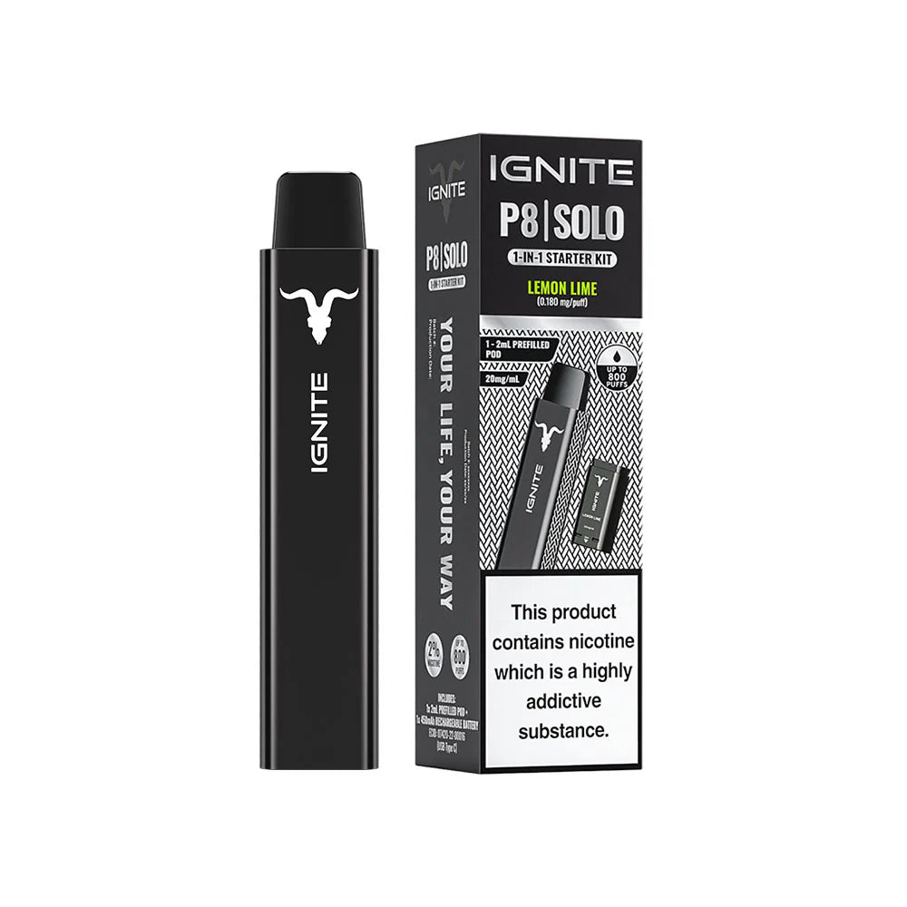 IgNITE P8 SOLO STARTER KIT / 20MG RANGE