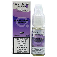 ELFBAR ELFLIQ NIC SALTS 10ML BLACKCURRANT ANISEED