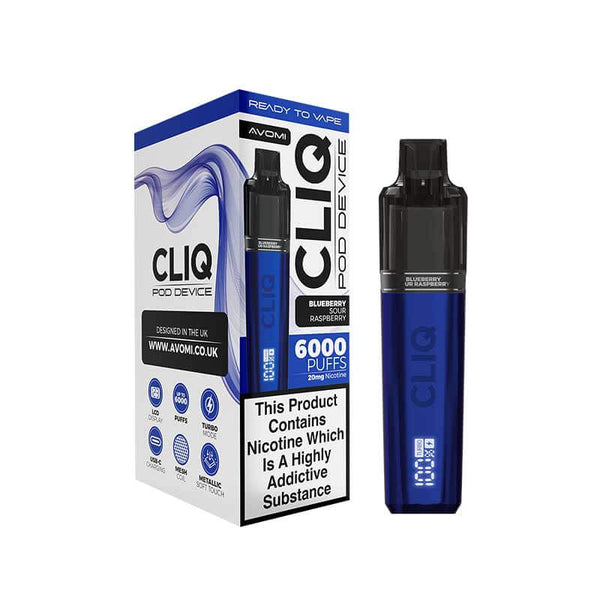 AVOMI CLIQ 6000 PUFF POD VAPE KIT