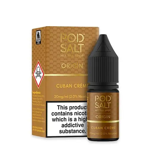 Pod Salt Origin Cuban Creme Nic Salt 20mg 10ml