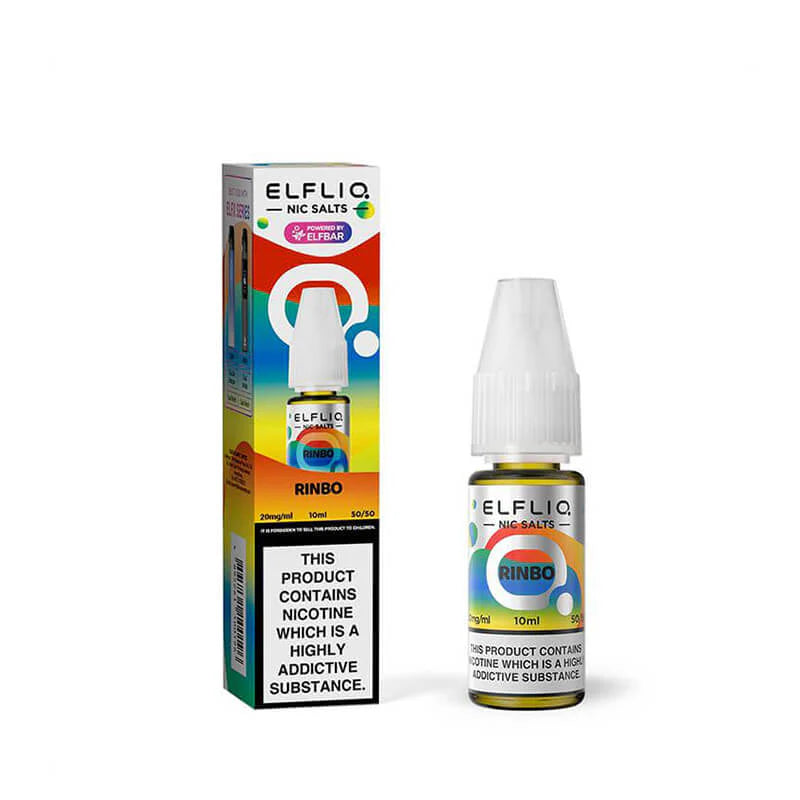 ELFBAR ELFLIQ NIC SALTS 10ML RINBO