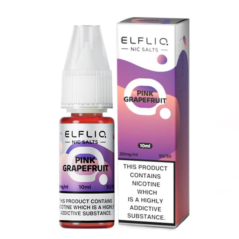 ELFBAR ELFLIQ NIC SALTS 10ML PINK GRAPEFRUIT