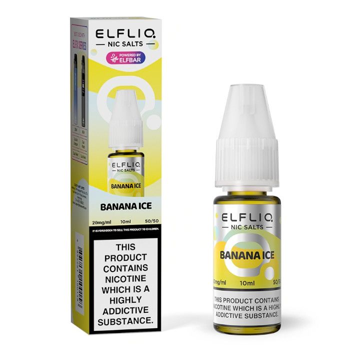 ELFBAR ELFLIQ NIC SALTS 10ML BANANA ICE