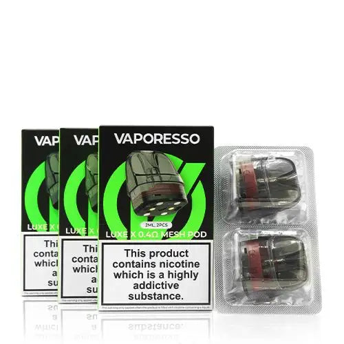 VAPORESSO LUXE X & XR REPLACEMENT PODS REDEYE VAPOUR PAIGNTON VAPORESSO LUXE X & XR REPLACEMENT PODS REDEYE VAPOUR PAIGNTON