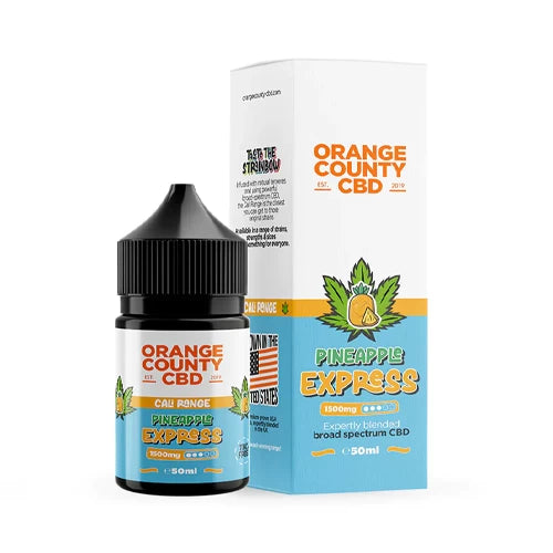 ORANGE COUNTY CBD CALI RANGE E-LIQUID 1500MG - 50ML  (60VG/40PG)