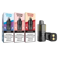 CRYSTAL STROM BAR 12K REFILL PODS 20MG