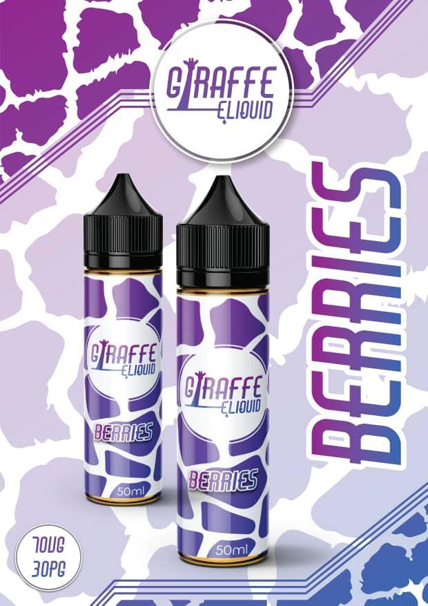 GIRAFFE BERRIES 50ML 0MG SHORTFILL