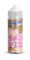 KINGSTON SWEET CANDY FLOSS TOFFEE 120ML SHORTFILL 0MG