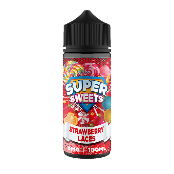 SUPER SWEETS STRAWBERRY LACES 100ML 0MG